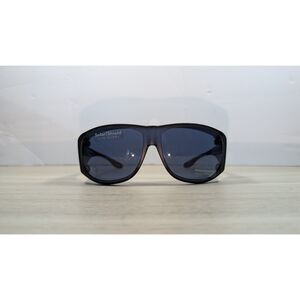 Solar Shield Fits Over Sunglasses Large Black Polycarbonate UV Protection